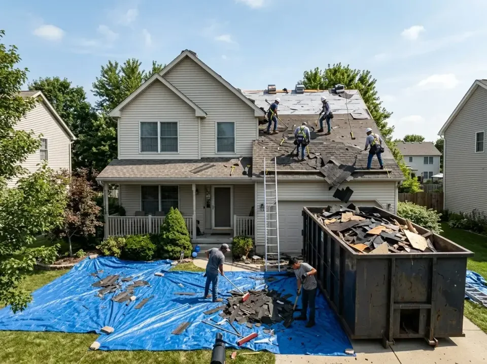 roof-replacement-debris-remova-004 — frequently asked questions, Cheapest Dumpster Rentals in Prattville, AL